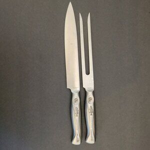 Stone River Smallmouth Bass Carving Set Stainless Knife